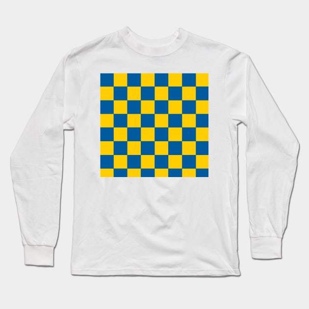 Leeds Checks Long Sleeve T-Shirt by Confusion101
